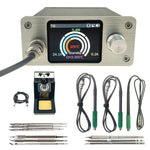 LinkMejor Soldering Station Controller For C210 C245 T12 Iron Tips AC 100-240V TFT 2.0 Inch Display