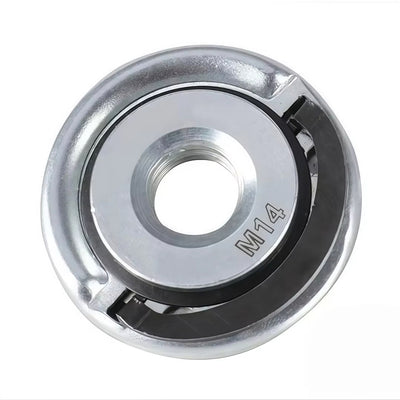M14 Self Locking Quick Release Power Chuck Flange Nut Grinder Pressing Plate Compatible with Most Angle Grinders Diamond Cutting Disks Grinding Wheels and Cup Shaped Grinding Wheels