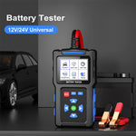 JDiag BT300 12V 24V Car Battery Tester Universal 2.4 inch TFT Color Screen Multiple Testing Modes 20-2000 CCA 10AH-300AH Lead-acid AGM Flat AGM GEL Gel Batteries Tester