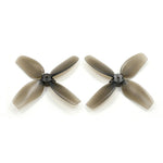 2 Pairs / 6 Pairs 76mm 4-blade PC Propeller 2mm Shaft Hole Low Noise High Efficiency For FPV RC Soccer Drones