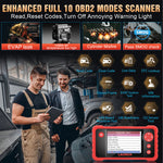 Launch CRP123 V2.0 Plus OBD2 Car Diagnostic Tool All Systems Scan Full 10 OBD2 Modes Auto VIN Lifetime Free Update Multi-Language