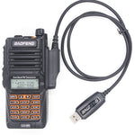 LinkMejor Programming Cable Cord CD for Baofeng BF-UV9R Plus A58 9700 S58 N9 Walkie Talkie UV-9R Plus A58 Radio&PC