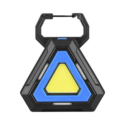 LinkMejor CD12/CD13 Magnetic Triangle Work Light USB Rechargeable 48 LEDs Dual Mode Waterproof Portable Flashlight for Camping Emergency Repair Warning Light