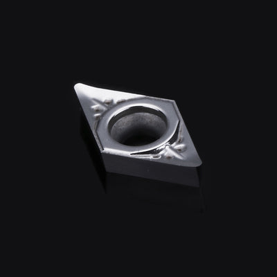 LinkMejor 10pcs DCGT070204-AK H01 Aluminum Cutter Blade Carbide Insert Cutting Tool For CNC Turning Tools