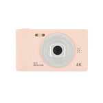 4K Digital Camera Travel Selfie Camara 50 Megapixels HD Photography 2.4inch Screen Entry-Level Kids School Selfie Mini Retro Cam