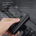 LinkMejor Anti-glare Bicycle Light 2000LM USB-C Rechargeable 4000mAh Waterproof 200M Range Digital Display for MTB, Scooter
