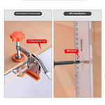 PC Handle-Free Slotting Template Precise Cabinet Slotting Tool with Toggle Clamp Adjustable Dimensions Universal Compatibility Woodworking Accessory