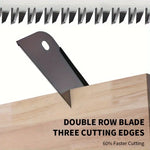 2PCS Pull Saw Set 24inch Double-Edge Saw 10/18 TPI 20inch Single-Edge Saw 14 TPI SK5 Steel Blades for Carpentry DIY Woodworking