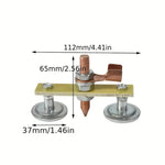 1PCS Copper Magnetic Welding Support with 35mm Disc Single or Double Head Options for Electric Welding Ground Clamp Spotter Connector