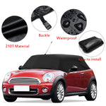 210T Car Half Body Cover For BMW MINI 2004+ Roof Protector UV Snow Resistant