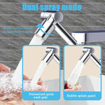 1440° Rotatable Scalable Metal Faucet Aerator Bathroom Tap Splash-proof Bubbler Faucet Filter Nozzle Tap Saving Water Extender