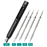 LinkMejor S99 Soldering Iron Support PD|QC|DC|PPS Power Supply Compatible with C245 Tip for Drone RC Model Welding Repair Tool Anti-static Welding Pen