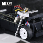 Diatone MixGo MG117 MG-4WD 1/43 2.4G 4WD RC Car Gyro Optional Differential Full Proportional Control LED Light On-Road Racing Vehicles Models Toys Independent Suspension 60 Minutes Working Time