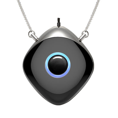 Tevorex Personal Air Purifier Necklace 502 Million Negative Ions/cm³ Portable Wearable Ionizer 18 Hours Battery Life Type-C Charging Mute Working for Office Travel Home