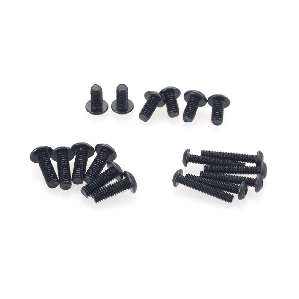 18PCS LinkMejor 8079 M3 M4 Button Head Screw for 9116 08427 1/8 RC Car Spare Parts