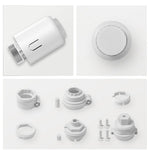 Tuya Smart Zigbe Thermostat Radiator Valve Smart Home Heating Control Smart Life App Temperature Scheduling ±1°C Precision Voice Control with Alexa Google Home