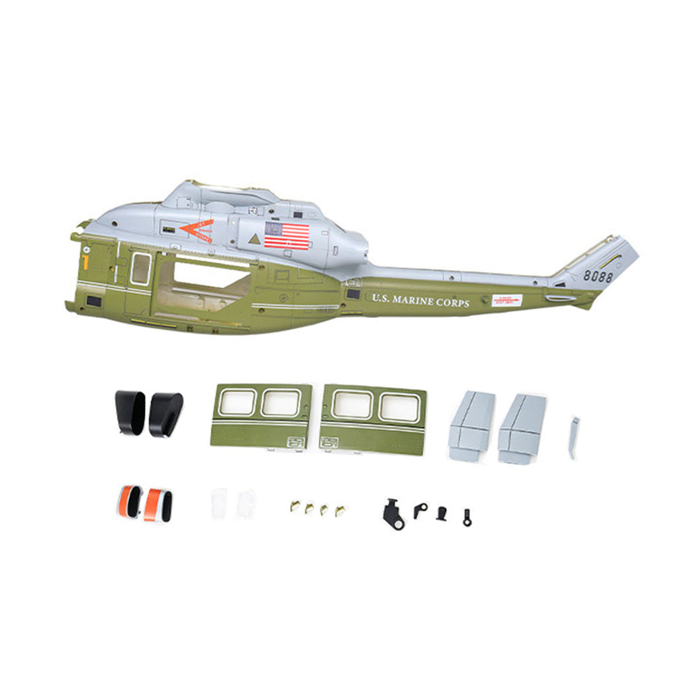 LinkMejor Grey+Green Legend E2 GPS RC Helicopter Spare Parts Canopy
