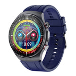 ET488 1.43-inch AMOLED Display ECG Micro-examination Fatigue Analysis bluetooth Call Heart Rate Blood Pressure SpO2 Monitor Sleep Monitoring Uric Acid and Lipid Function HRV Detection Fatigue Analysis BMI Women's Health IP68 Waterproof Smart Watch