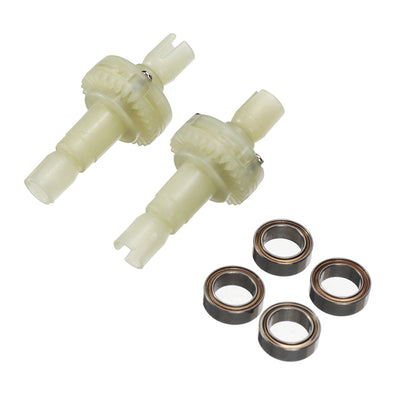 2PCS LinkMejor 284161 1/28 RC Car Parts Differential Assembly 2252 Vehicles Models Spare Accessories
