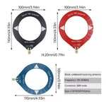 Donut Broadband Antenna 10kHz-180MHz SMA Male Omnidirectional Shortwave Mediumwave Antenna for Quansheng UV-K5/K6 Walkie Talkies SDR Receiver Malahit-DSP2 Pocket Radio