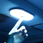 LinkMejor Rechargeable Car Reading Light LED Interior Light Car Mounted Ceiling Indoor Rear Interior Touch Lighting