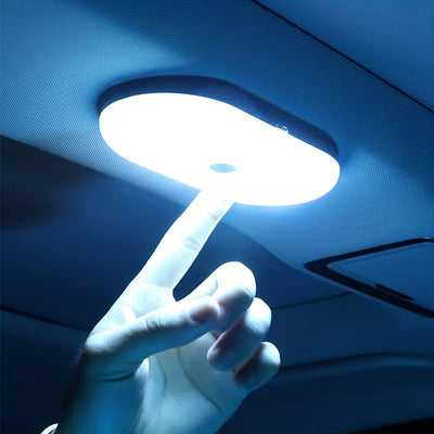 LinkMejor Rechargeable Car Reading Light LED Interior Light Car Mounted Ceiling Indoor Rear Interior Touch Lighting