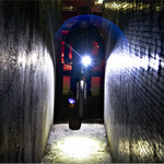 LinkMejor LED High Brightness Long-range Bicycle Headlight IPX4 Waterproof USB Charging 3 Light Modes Bike Front Light for MTB Night Riding Safety