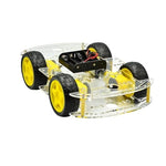 DIY Smart Car Kit Four-Wheel Two-Wheel L298N Driver Module Tracking Bluetooth Capacitive Sensor 4 Channel Relay for Arduino Robotics