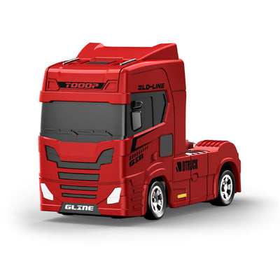 YF 3605 RTR 1/64 2.4G 4WD Mini Drift RC Car Truck Tractor Support App Remote Controlled LED Light Two Speed Full Proportional Engineering Vehicle Desktop Toys Model Collection Gift For Boys