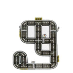 Creative City Magnet Track Car Road Cube Building Blocks Set Children DIY Puzzle Toy Gift For Kids