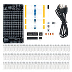 Sound-Controlled LED Music Spectrum Rhythm Light Level Display Kit DC 5V USB Type-C DIY PCB Soldering Audio Frequency Display TJ-56-691
