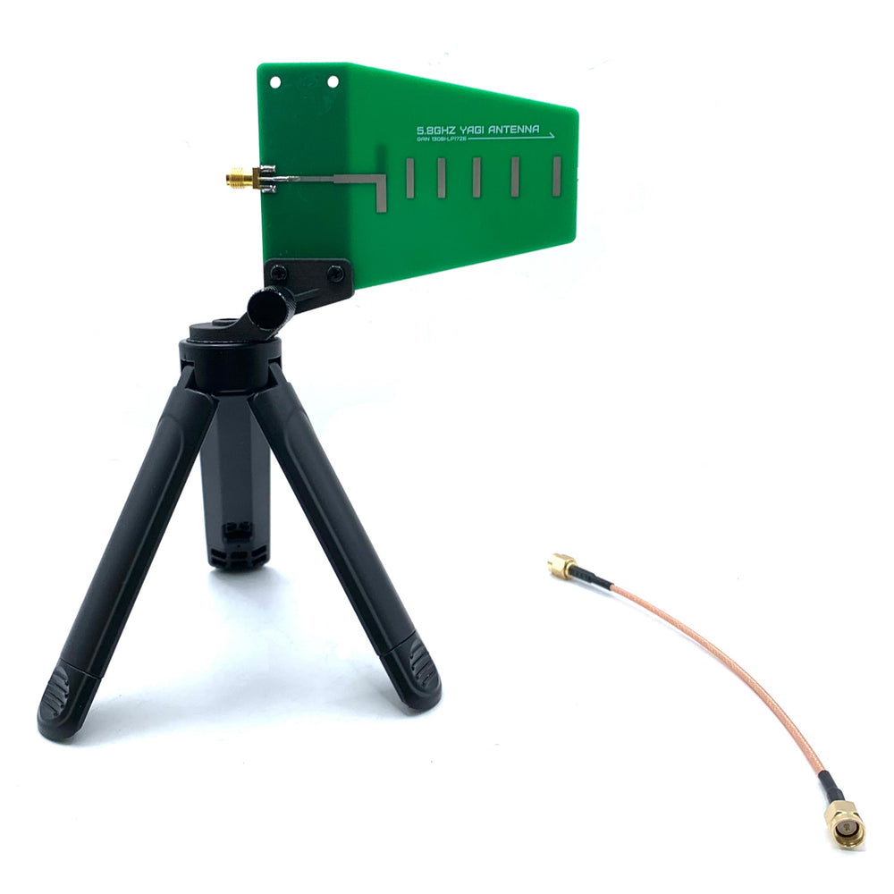 LP1726 5.8G Yagi Directional Antenna 13dBi 5.7-5.9GHz SMA-K With Tripod For WiFi Base Station Bluetooth Network Bridge Direction Testing
