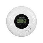 LinkMejor Zigbe Smart Smoke and Carbon Monoxide Alarm 85dB High-Volume Alarm Real-Time LCD&App Monitor 2-In-1 Protection 2.4 GHz Wireless Tuya Smoke Detector for Indoor Rooms