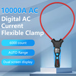 LinkMejor FC01 Digital AC Current Flexible Clamp Meter 9999A Auto Range LCD Frequency MAX Value Lock