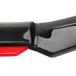 Car Front Bumper Lip Splitter Universal Aerodynamic Body Kit Spoiler Diffuser Protector Impact-Resistant Enhances Downforce Stylish