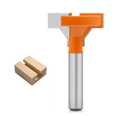 T-Shape Router Bit Alloy Steel Woodworking Chamfer Milling Cutter Multiple Sizes for Wood MDF Plastic