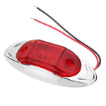 LinkMejor Side Marker Indicator Lights Clearance Lamp DC 24V for Truck Trailer Bus