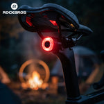LinkMejor Q1 Ultra RGB Bike Taillight Waterproof Brake Sensing Bike Rear Light 300mAh Battery Type-C Rechargeable Cycling Safe Taillight