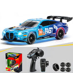 4DRC H6 RTR 1/43 2.4G 4WD Mini Drift RC Car with Gyro Full Proportional Remote Control Race LED Light High-Speed Motor On-Road Racing Desktop Vehicle Model Boys Gifts Toys