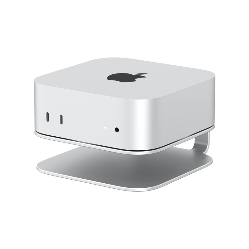 S60 Aluminum Cooling Stand Desktop for MacMini M4 M4 Pro 3mm Thickness Airflow Heat Dissipation Dock