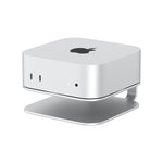 S60 Aluminum Cooling Stand Desktop for MacMini M4 M4 Pro 3mm Thickness Airflow Heat Dissipation Dock
