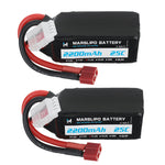 LinkMejor 11.4V 2200mAh 25C 3S Lipo Battery T Plug with XT60 Adapter for RC Model Toys