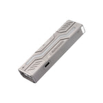 Lumintop MoonBox-3.0 Titanium Flashlight 1200 Lumen+UV Flashlight Smart LED Screen Mini RGB Atmosphere Light Rechargeable LED Torch Portable Waterproof for Camping Hiking