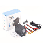 ToolkitRC P200 V2 AC100W DC200W 65W Mini Desktop Fast Charger IPS LCD Wide-angle Display Type-C Protocol for Huawei for Samsung