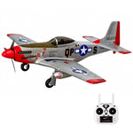 LinkMejor P-51D Mustang 1/16 Scale 685mm Wingspan 2.4GHz 10CH Built-in Gyro 3D/6G Switchable One Key Aerobatics Brushless EPP FPV RC Airplane Glider BNF/RTF Compatible DSM SBUS