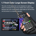 Baofeng UV-5RH PRO GPS Walkie Talkie Multi Band Wireless Copy Frequency NOAA Long Range Two Way Ham Radio Rechargeable Portable Handheld Communication Device