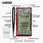 LinkMejor 622A Digital Smart Multimeter 10A Tester Meter Auto Range True RMS DC/AC 6000 Multitester With Laser Lamp Capacitance Ohm