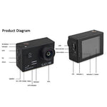 SJcam SJ5000X WIFI ELITE IMX078 GYRO 4K24 2K 2.0 Inch LCD Sports Action Camera Novatek