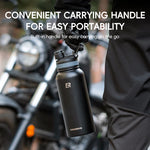 LinkMejor 550ml Thermal Water Bottle Sports Water Bottle Non Slip 304 Stainless Steel Cold And Hot Thermo Cup Cycling Hiking Equipment