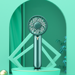 LinkMejor Portable Handheld Fan USB Rechargeable 3 Adjustable Speed Cooling Fan
